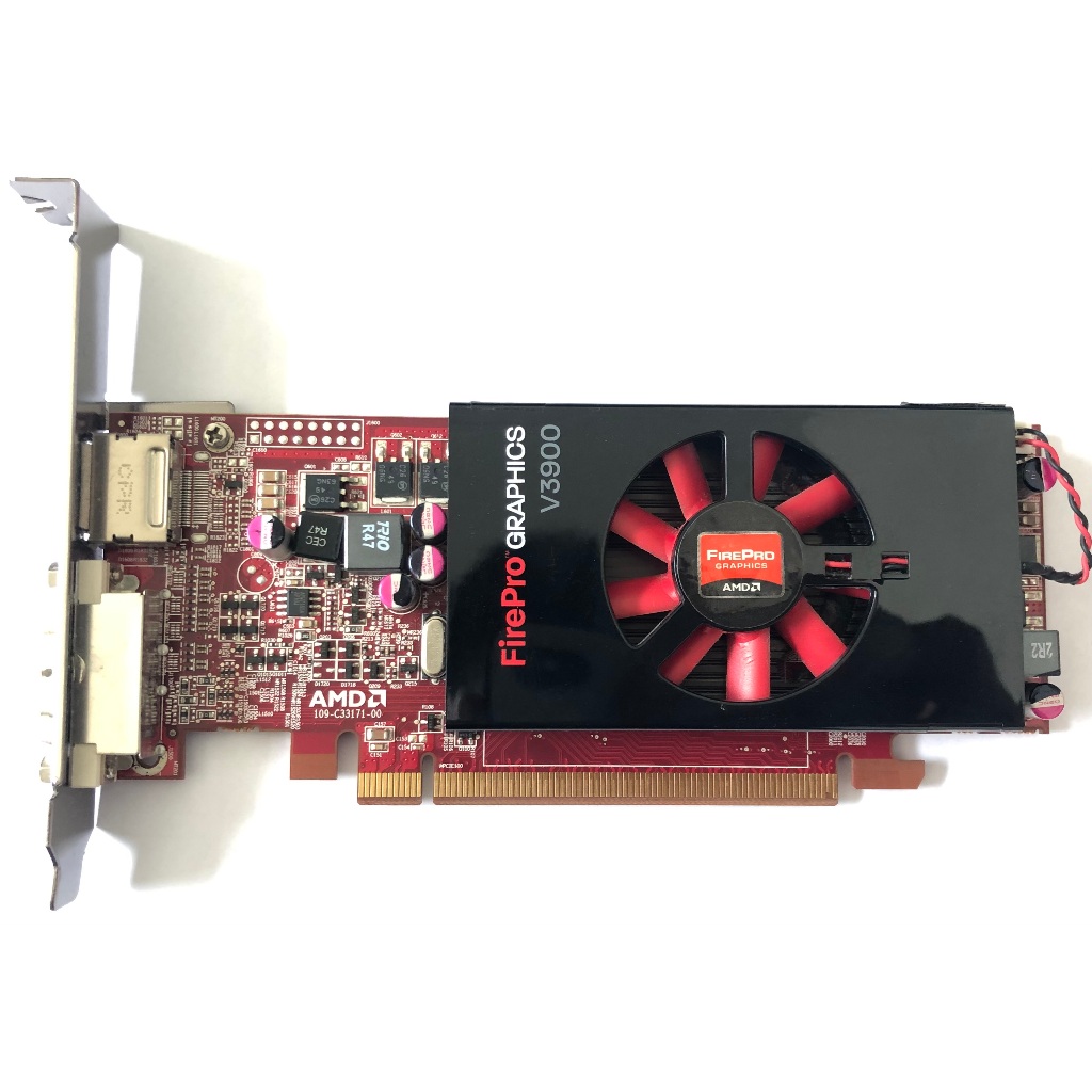 AMD FirePro V3900 1GB GDDR3 128 Bits PCI-Express DP DVI Placa De Vídeo Gráfica 50w Altura Total E Baixo Perfil