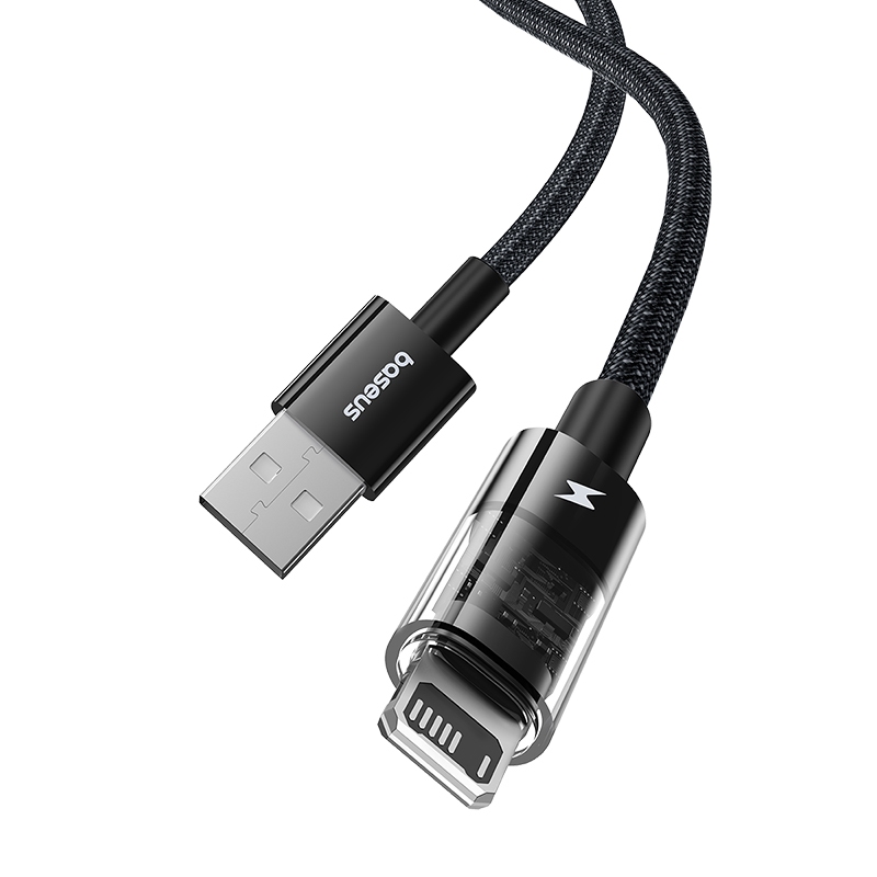 Detalhes do Baseus Gem Cabo De Carregamento USB-C Para iP 2.4A 1m 2m Dados Rápido