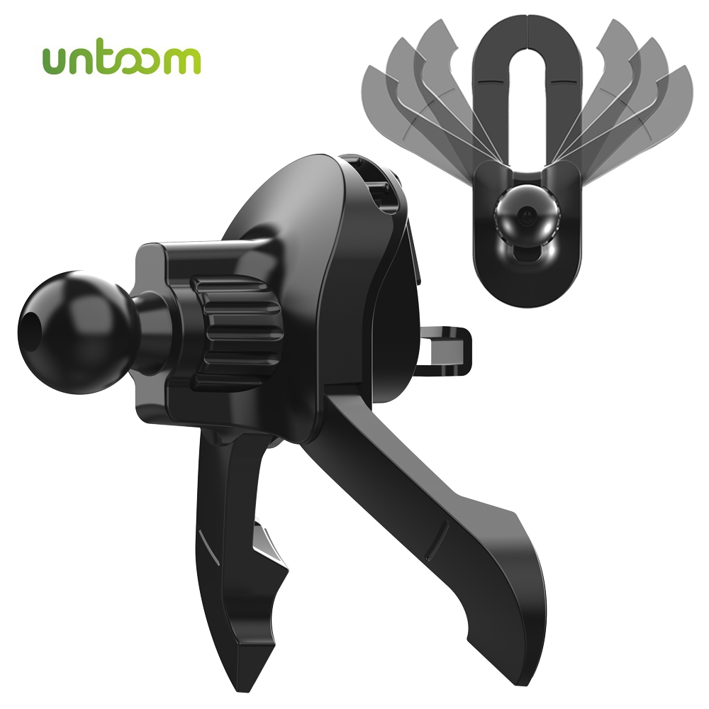 Untoom 17mm Base De Cabeça Esférica Para Carro Grampo De Gancho Metálico Ventilação Universal Acessórios De Suporte Telefone Celular