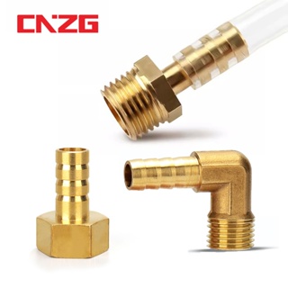 Encaixe De Tubulação De Latão BSP Rosca Macho 1/8 1/4 Conector Tubo Mangueira ID 6~14mm Adaptador em Oferta na Shopee