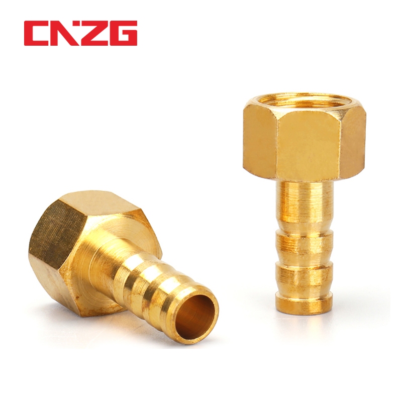 Encaixe De Tubulação De Latão BSP Rosca Macho 1/8 1/4 Conector Tubo Mangueira ID 6~14mm Adaptador