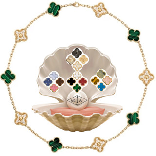10 Motivos Vintage Flower Jewelry Four Leaf Clover Necklace Charme Diamante 18K Colar Com Banho De Ouro 10 Pingentes De Flores Para Mulheres Alhumbra em Oferta na Shopee