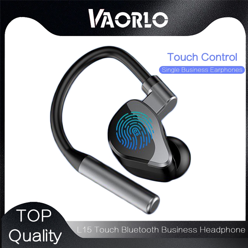 VAORLO L15 Bluetooth 5.2 Fone De Ouvido De Toque Único Com Microfone HD IPX5 À Prova D'água