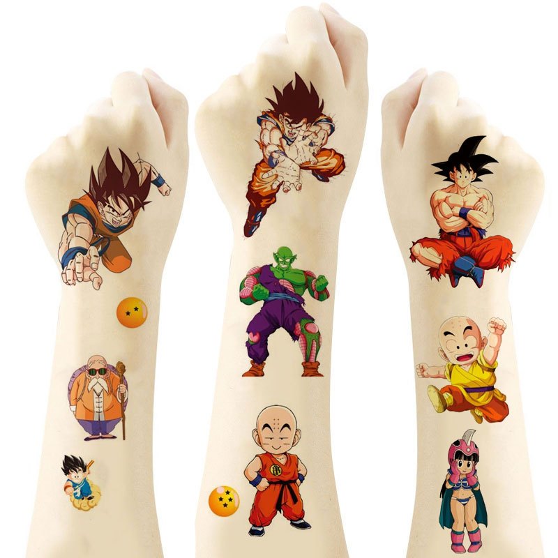 Tatuagem Temporária À Prova D'água De Anime Dragon Ball Z Para Crianças/Lembrancinhas (Enviar Por Aleatório) em Oferta na Shopee