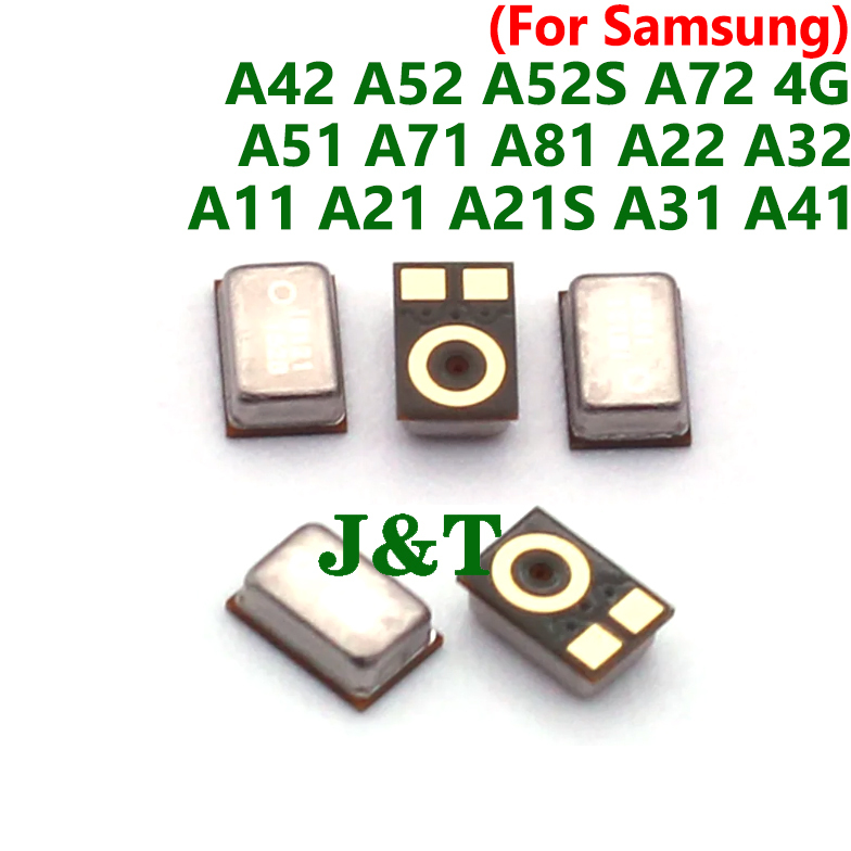 10-50 Peças Para Samsung A11 A21 A21S A31 A41 A51 A71 A81 A22 A32 A42 A52 A52S A72 4G 5G Transmissor De Alto-Falante Com Microfone Interno