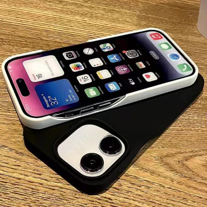 Capa De Silicone Para Telefone De Luxo Espessada Anti-Queda E Amortecedora Adequada IPhone 11 12 13 14 15 PRO MAX X XR Plus em Oferta na Shopee