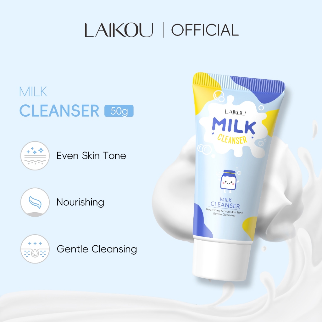 LAIKOU Clareador Facial/Espuma De Limpeza 50g