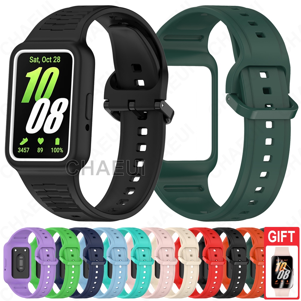Pulseira De Silicone Com Substituição De Caixa Para Galaxy Fit 3 / Huawei Band 1