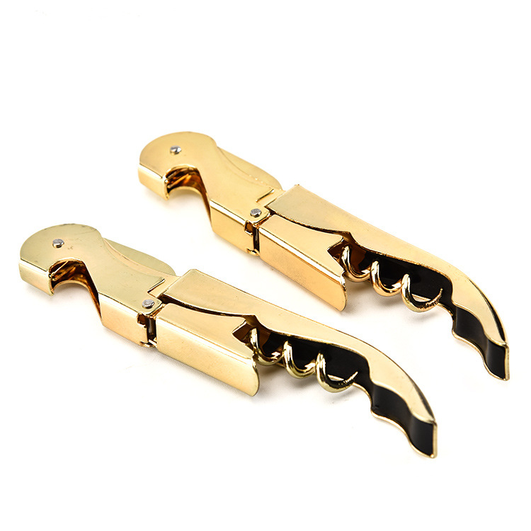 Abridor De Garrafas Golden Seagull Faca Multifuncional Com Cabeça De Camarão Em Aço Inoxidável De Vinho Tinto