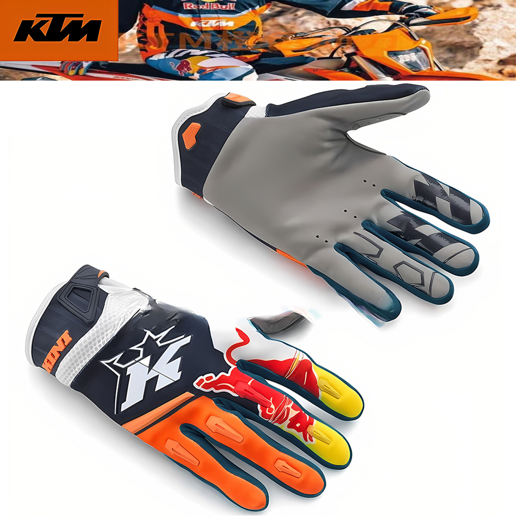 KTM-Red Bull 2023 Luvas Táticas De Motocross Mountain Bike Racing Adequadas Para Motoc