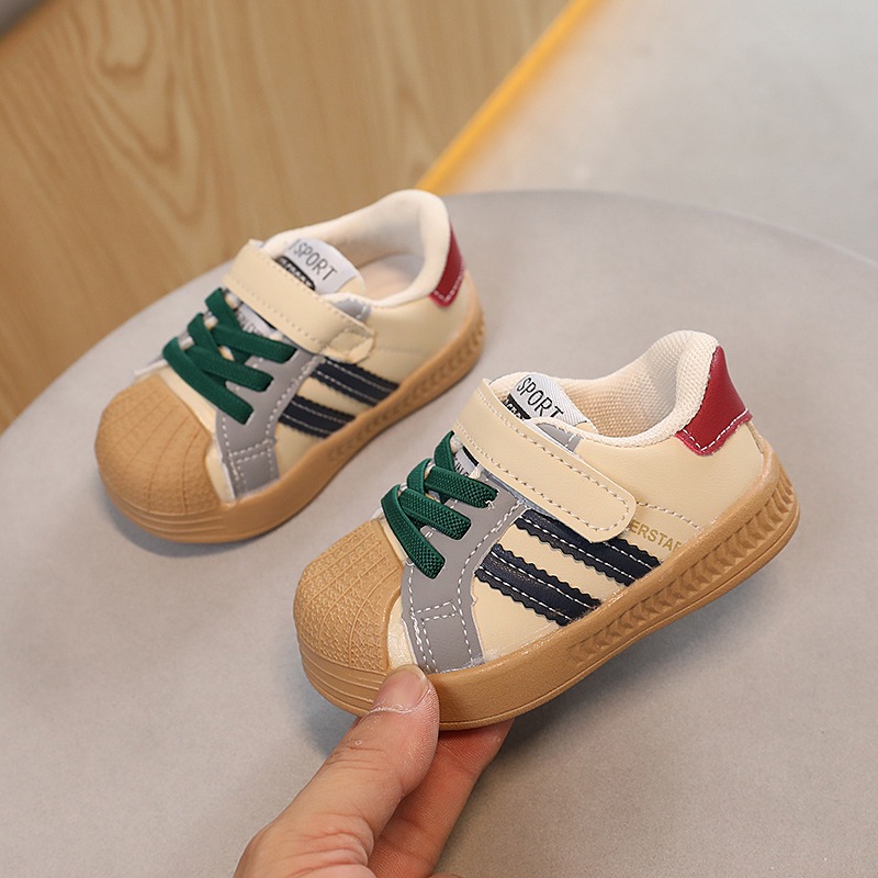 Tênis infantil 0-3 anos de bebê Calçados infantis Menino Menina Sapatos casuais Leve e macio