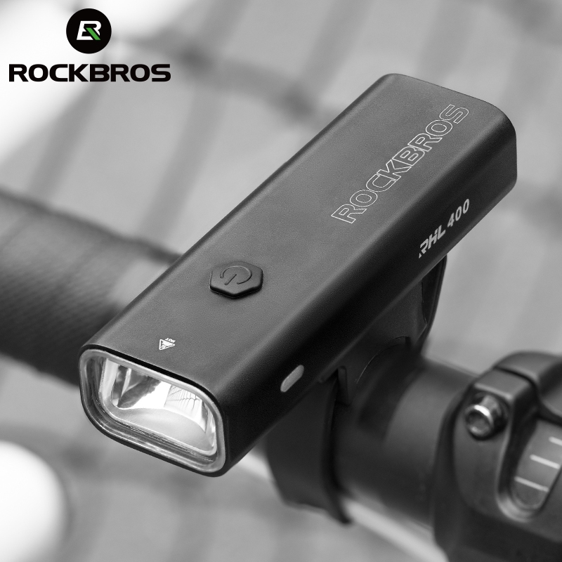 ROCKBROS Farol De Bicicleta De Carregamento USB À Prova De Chuva MTB Lanterna Ultraleve - Sports & Outdoors