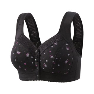 Estilo Colete Novo Roupa Íntima Sem Esponja Mais Conforto Fivela Frontal Amiga Da Pele Cor Sólida Soutien Lingerie Mãe em Oferta na Shopee