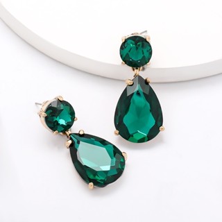 Personalidade Brincos Em Forma De Gota Multicolor Exagerados De Liga Femininos Da Moda Simples PD593 em Oferta na Shopee