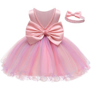 Bebê Vestido Da Menina Flor Meninas Casamento Tutu De Princesa Infantil 1 Ano Festa De Aniversário Batismo Roupas Recém em Oferta na Shopee
