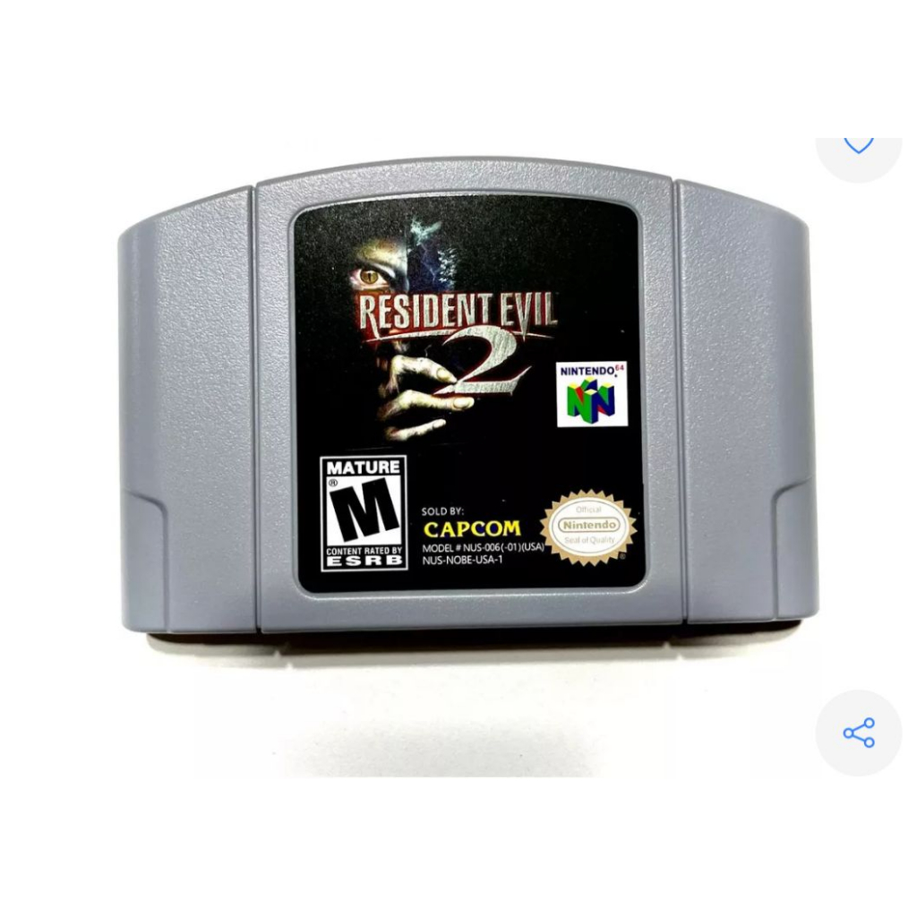 Jogo Resident Evil Cartão Versão Eua