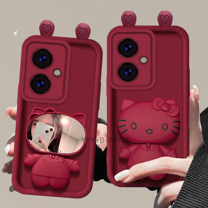 Estojo De Silicone TPU Para Moto G54 Macio Telefone Gatos De Desenho Animado anti-Queda E Câmera À Prova De Choque Total