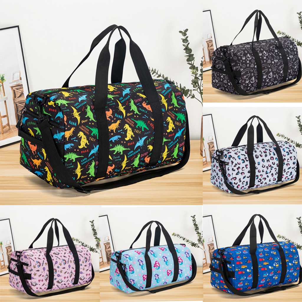 Bolsa de Viagem de Negócios de Grande Capacidade Bolsa de Viagem Crianças Padrão Bonito Bolsa de Viagem Pequena Bolsa de Viagem Adultos Bolsa de Ginástica Esportes Ao Ar Livre Bolsa de Ginástica Fitness Yoga