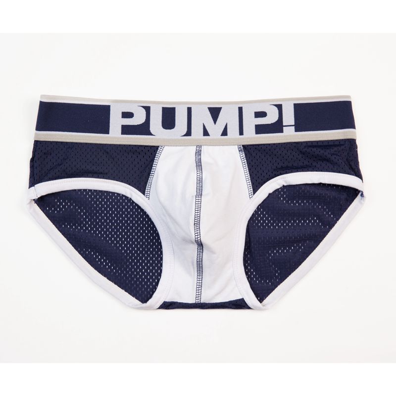 PUMP Marca De Algodão Cuecas Confortáveis Homem Sexy Roupa Interior Dos Homens Briefs Cueca Jockstrap Gay Calcinhas Breve Pênis Calzoncillos