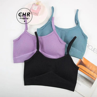 CHR Colete De Ginástica Esportiva Sem Costura Bra Women Slim Crop Top À Prova De Choque Com Almofada De Peito Activewear em Oferta na Shopee