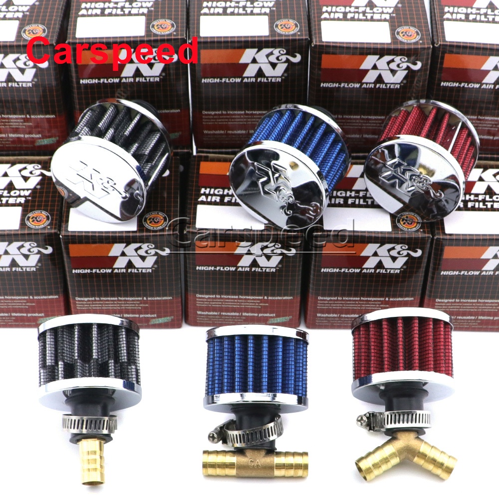 K & N KN 12mm Entrada De Respiro De Ar Do Carro Motor De Alta Qualidade Filtro De Óleo De Válvula Universal Automotiva