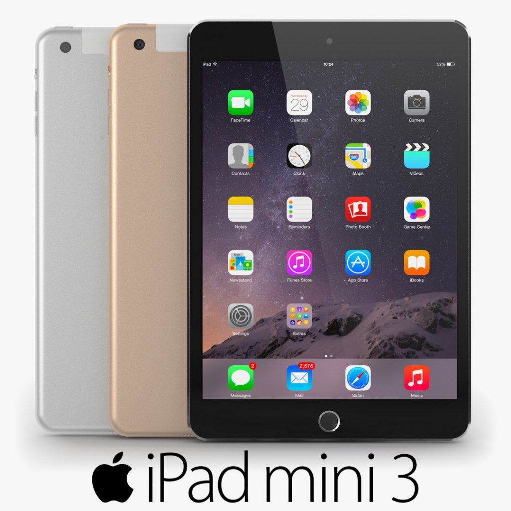 Ipad mini 1/2/3 (16G/32G/64G) Tablet De Desbloqueio WiFi Dual Core De 7,9 Polegadas Uso iO...