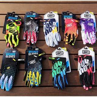 Luvas De Bicicleta 100 % Ciclismo De Dedo Cheio Cyclocross Motociclismo De Montanha em Oferta na Shopee