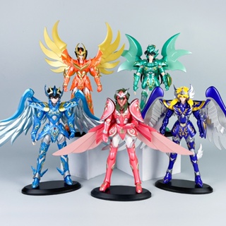 19-24cm Anime Saint Seiya Figura Pegasus Shiryu Draco Hyoga Cygnus Shun Andromeda Ikki Phoenix Figuras De Ação Em PVC Modelo De Bonecas De Decoração De Mesa em Oferta na Shopee