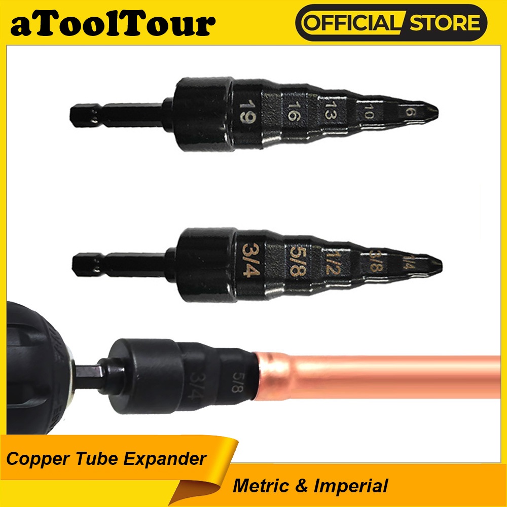Extensor de Tubo de Cobre para Expansão de Furo - Alargador e Extensor para Ar-condicionado e Geladeira - Reparo de