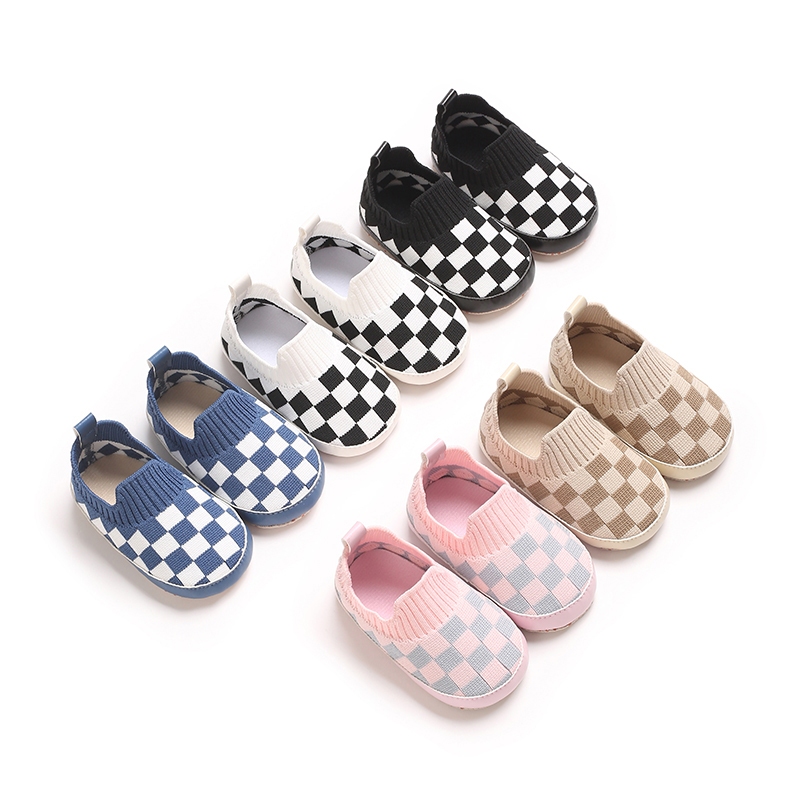 Sapatos Para Bebês Recém-Nascidos , De Sola Macia Caminhadas , Multifuncionais , Respiráveis E Antiderrapantes , Xadrez De Primavera Outono , Da Moda De 0-18 Meses De Idade em Oferta na Shopee