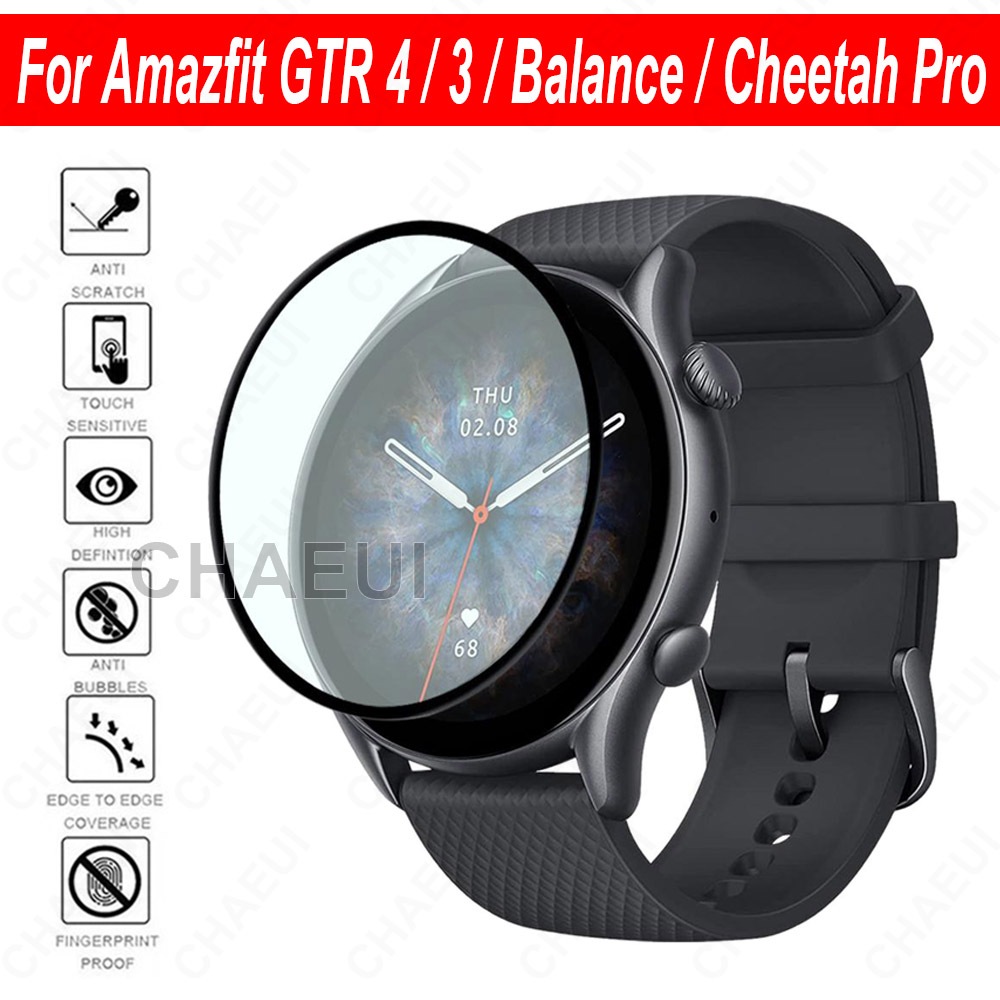 Película Protetora De Tela 3D Para Amazfit GTR 4 / GTR 3 Pro / GTR 3 / GTR 2 / 2e / Balance 2 / Cheetah Pro / Active 2
