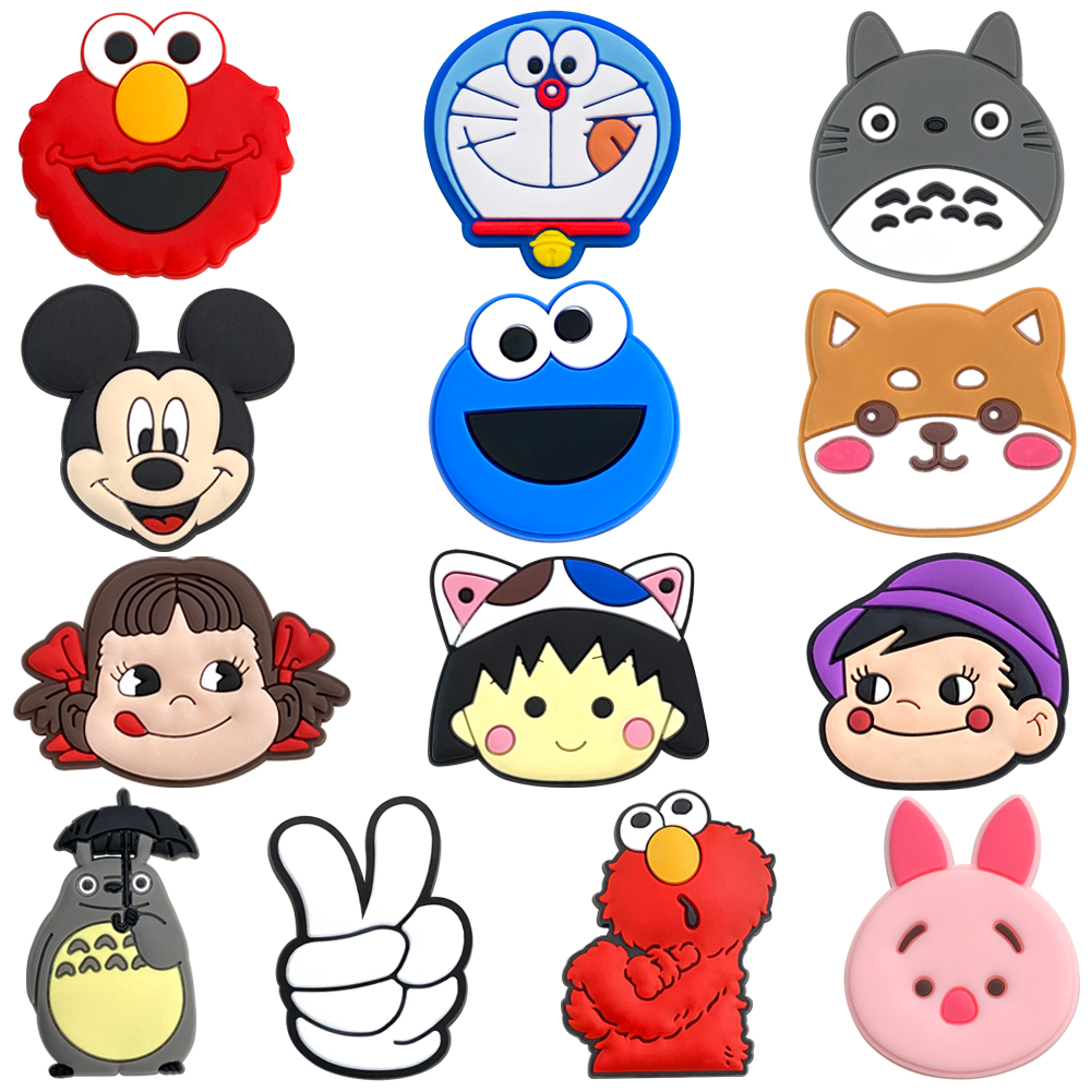 1 Peça Amuletos De Sapato Fofos De Desenho Animado DIY Chinelo Acessórios De PVC