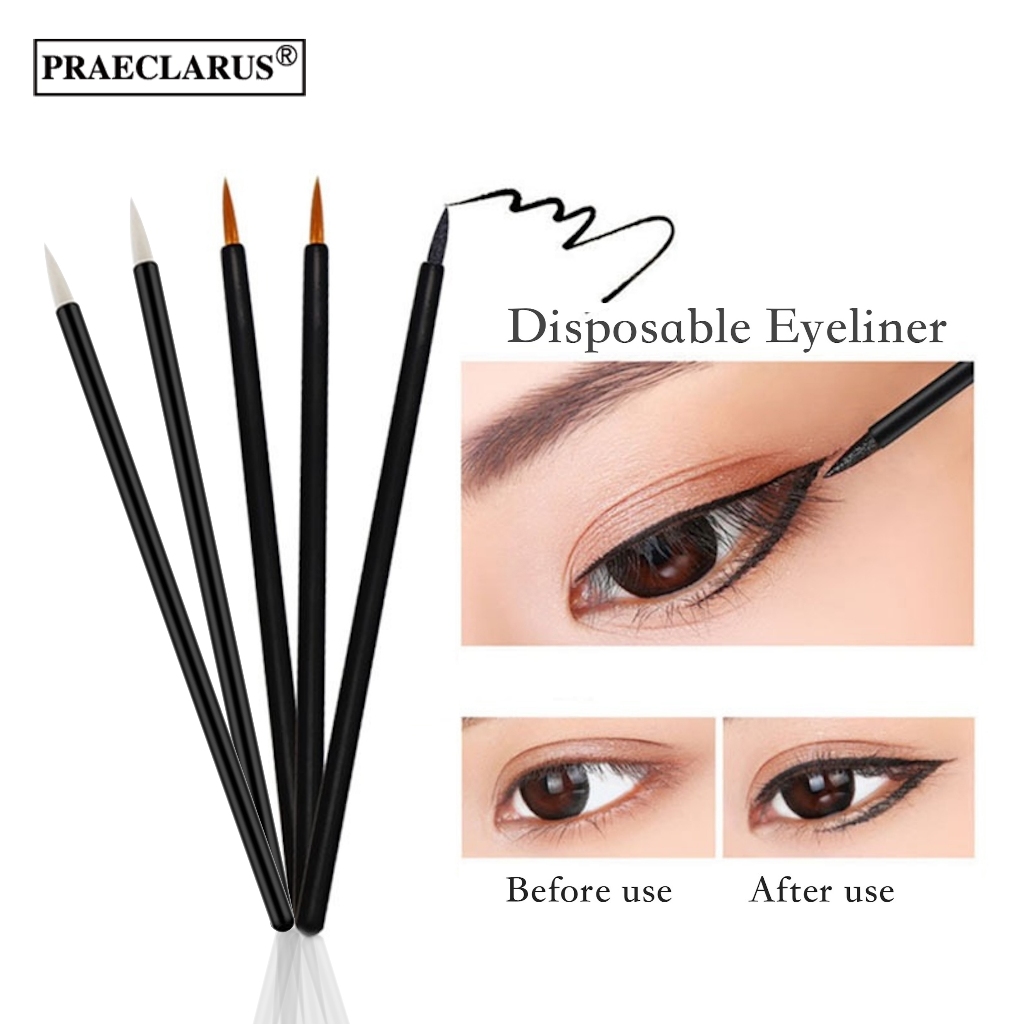 FindLove Eyeliner Brush Escova Descartável Fibra Líquida Para Os Olhos Aplicador De Sombra Cosmética Ferramentas De Maquiagem