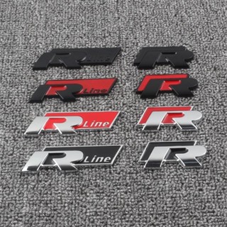 Adequado para volkswagen Golf CC scooter Magotan Sagitar POLO Metal modificado R logotipo do carro adesivo rline cauda l em Oferta na Shopee