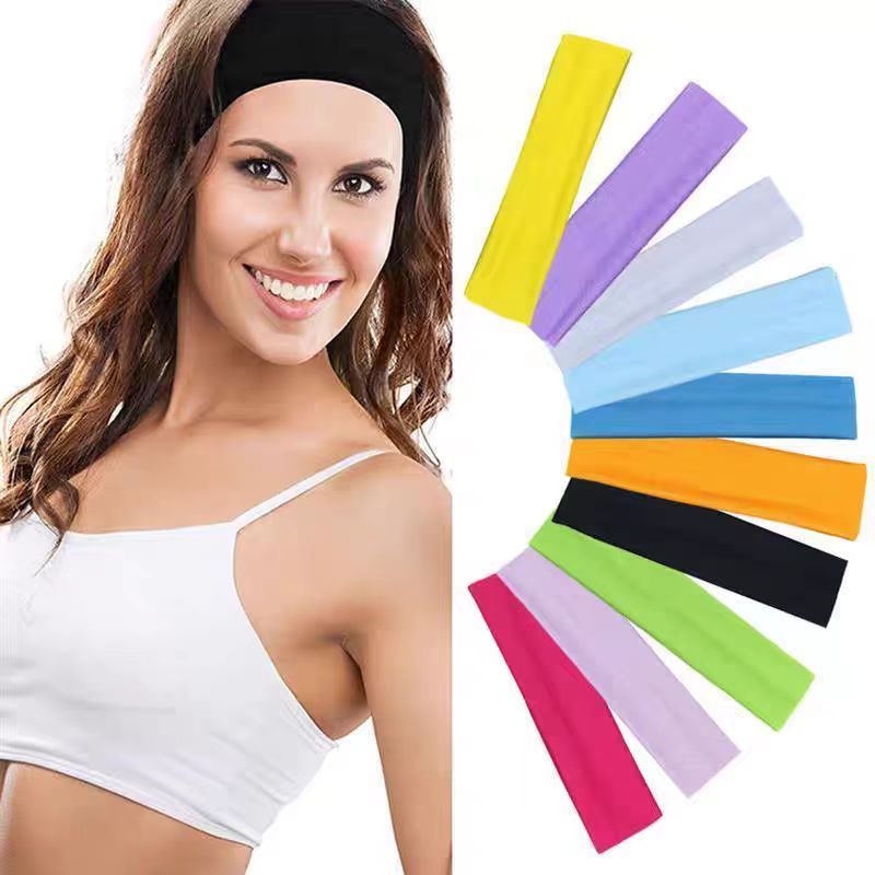 Esportes bandana bandana antitranspirante suor-absorvente bandana Yoga Fitness correndo rosto lavagem dedicado estilo fi