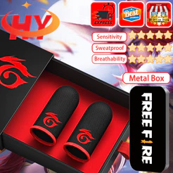 【 Ship Dentro De 24 Horas 】 HY Free Fire Gaming Luvas De Manga De Dedo Touch thumb (2PCS) Anti-Sweat PUBG COD Chamada De Serviço Lendas Móveis Estado De Sobrevivência