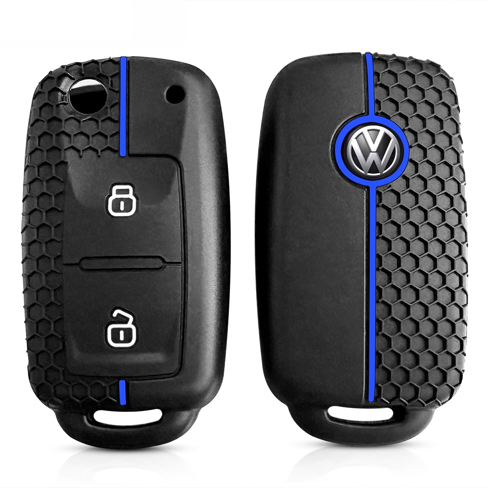 VW Volkswagen Bora Golf 4 5 6 Jetta Passat Polo Touran Caravelle Skoda Fabia Ligier Toledo Capa Do Porta-Chaves Carro