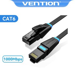 VENTION Cabo De Rede Cat6 Lan Ethernet Plano 1000Mbps Utp RJ45 Cat6 Gigabit De Alta Velocidade Para Notebooks PS 4 RJ45 Router em Oferta na Shopee