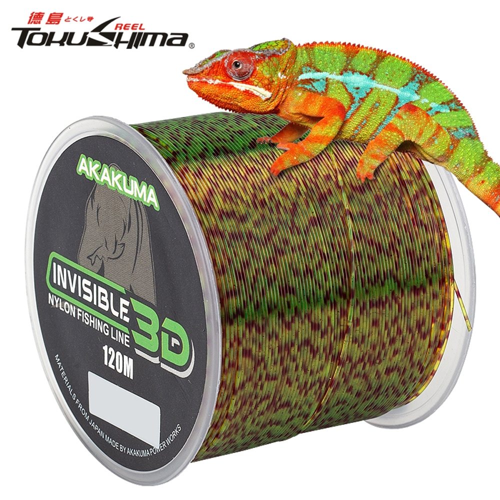 120M 3D Linha De Pesca À Vista Invisível Monofilamento Carpa Nylon Peixe Fio De Alta Qualidade Anti-curling Fishing Line em Oferta na Shopee