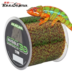 120M 3D Linha De Pesca À Vista Invisível Monofilamento Carpa Nylon Peixe Fio De Alta Qualidade Anti-curling Fishing Line