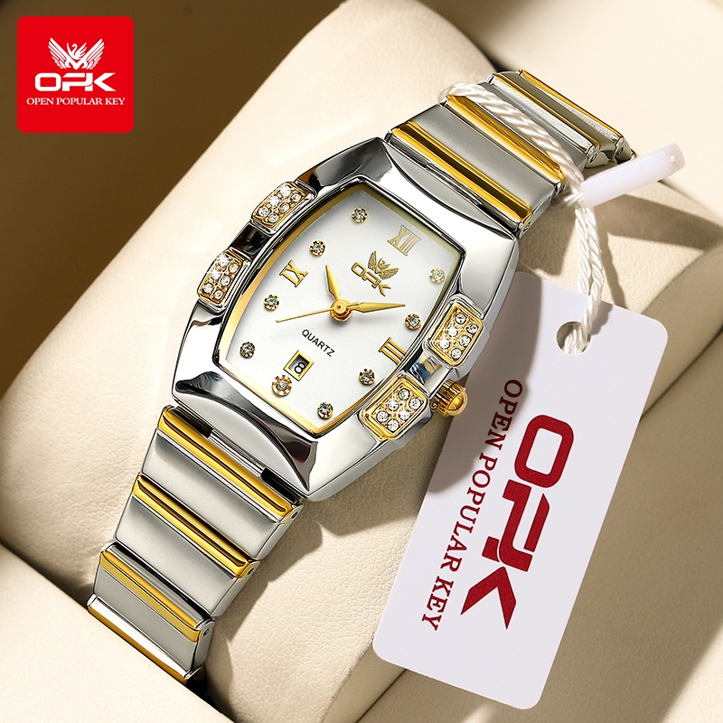 OLEVS Relógio Feminino Relogio Brilhante A Prova D'água Luxo Orient Original De Aço Inoxidável Quartzo Pérolas 8169 - Watches