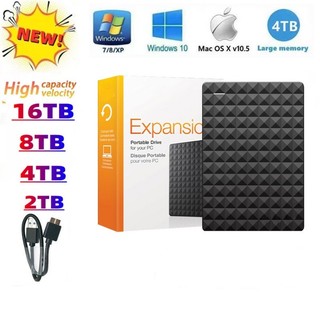 Disco Rígido Externo Portátil 2,5 Polegadas USB 3.0 Alta Velocidade Armazenamento 2TB 4TB 8TB 16TB para Notebook e Compu