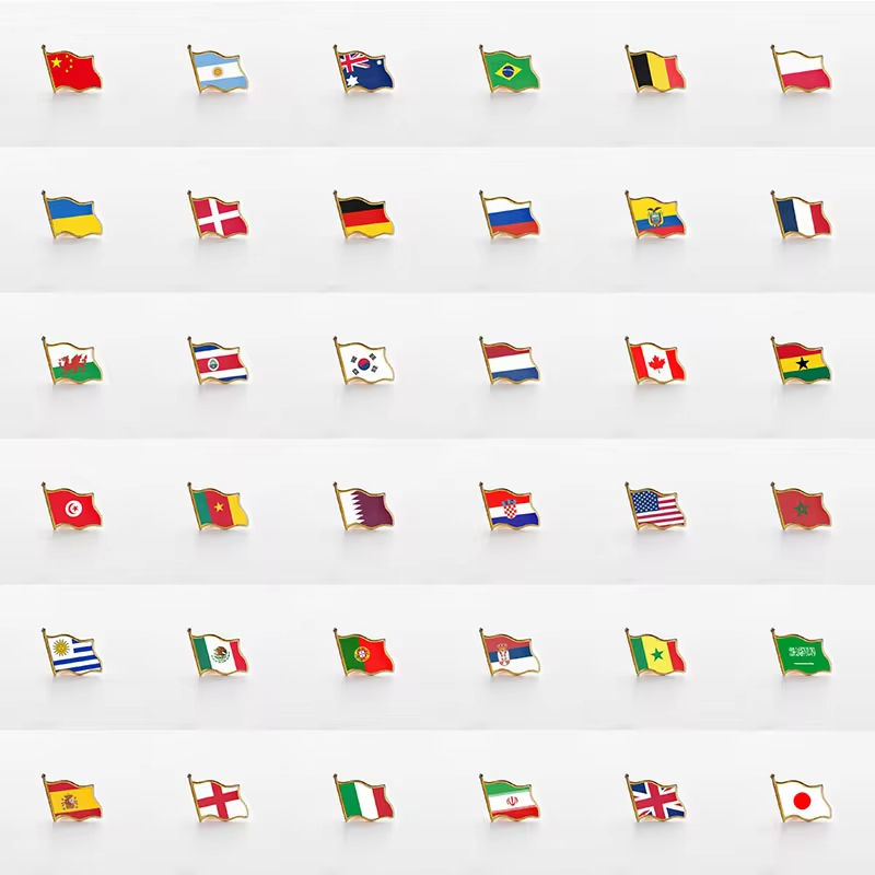 Emblema Dos Países De Lapela De Broche Para Você Escolher