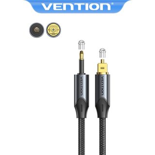 VENTION Porta Quadrada De Fibra Óptica Para Redonda De 3,5 Mm Cabo De Áudio Hi-Fi Toslink Suporte Do Dolby DTS PCM E 5,1 Surround Sound em Oferta na Shopee