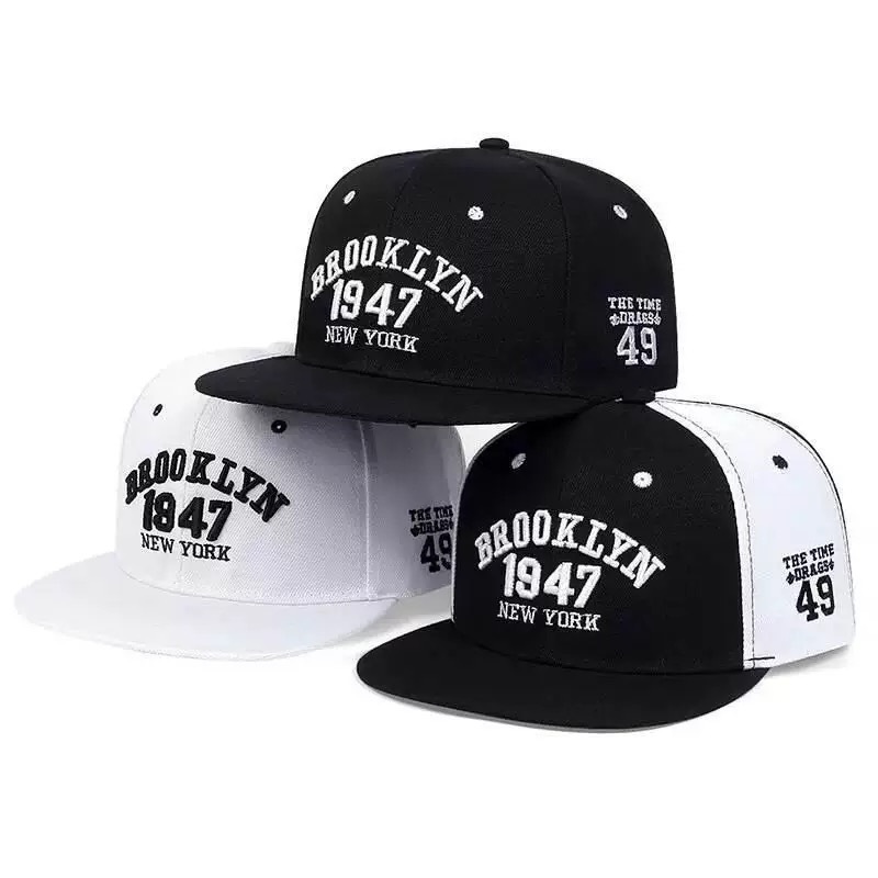 Boné Para Homem Brooklyn Bordado vintage snapback Algodão casual Ajustável Mulher em Oferta na Shopee