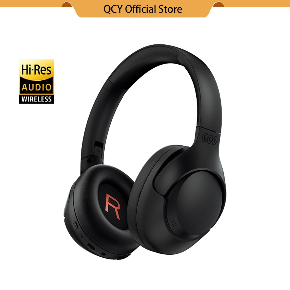 QCY H3 Anc Fones de Ouvido Sem Fio Bluetooth 5.4 Sobre Fone 43dB Cancelamento de Ruído 60h