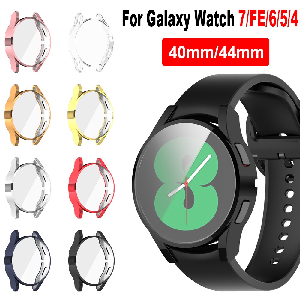 Capa Protetora De Tela De Silicone Para Galaxy Watch 7 FE 6 5 4 40mm 44mm em Oferta na Shopee