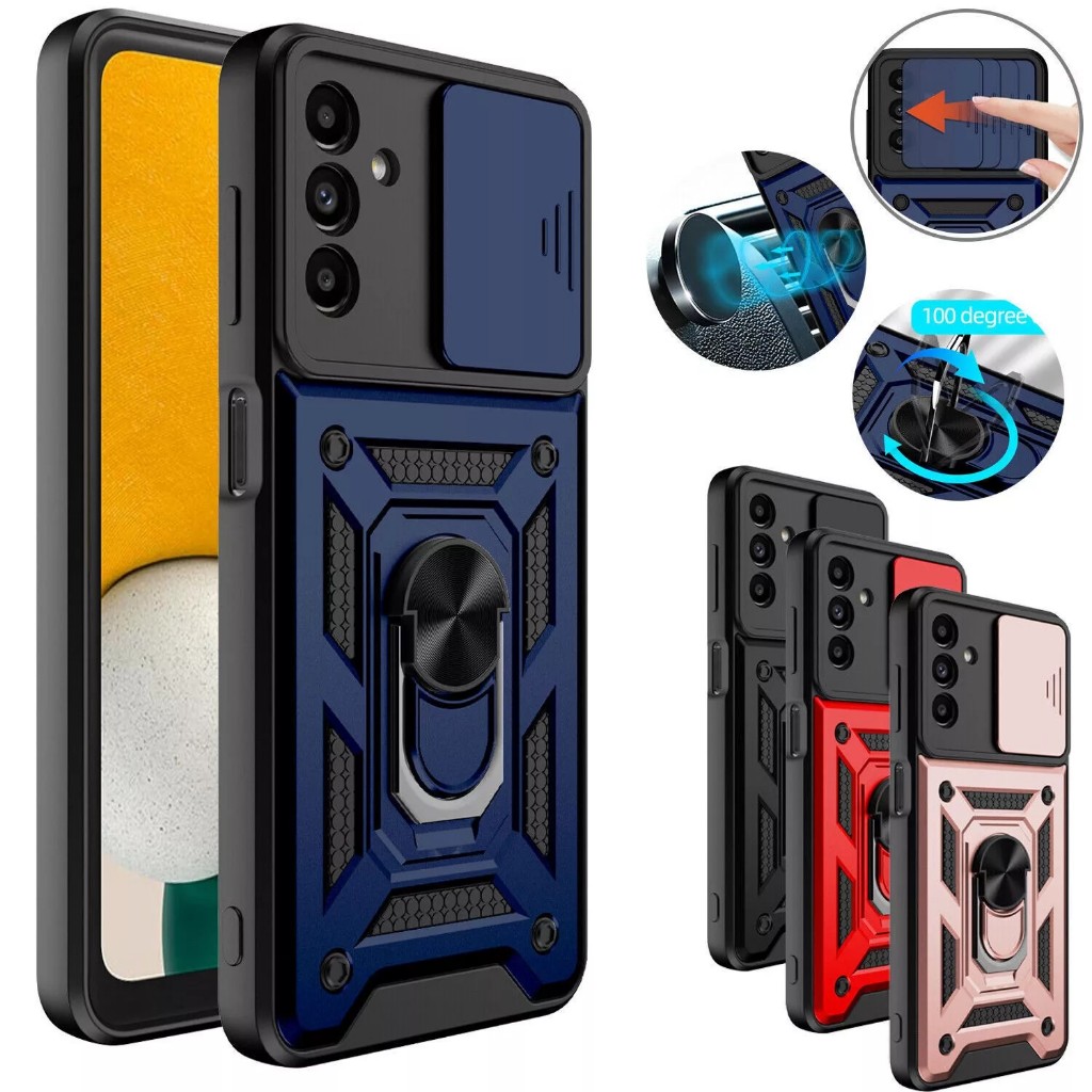 Para Samsung Galaxy A07 A17 A27 A37 A57 A06 A16 A26 A36 A56 A05S A05 A15 Anel À Prova De Choque Suporte Telefone Câmera 