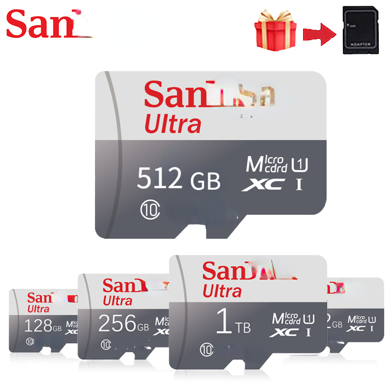 Cartão De Memória SD Class10 UHS-1 Flash MicroTF 1024GB 512GB 1TB 4GB 8GB 16GB 32GB 64GB 128GB 256GB Micro