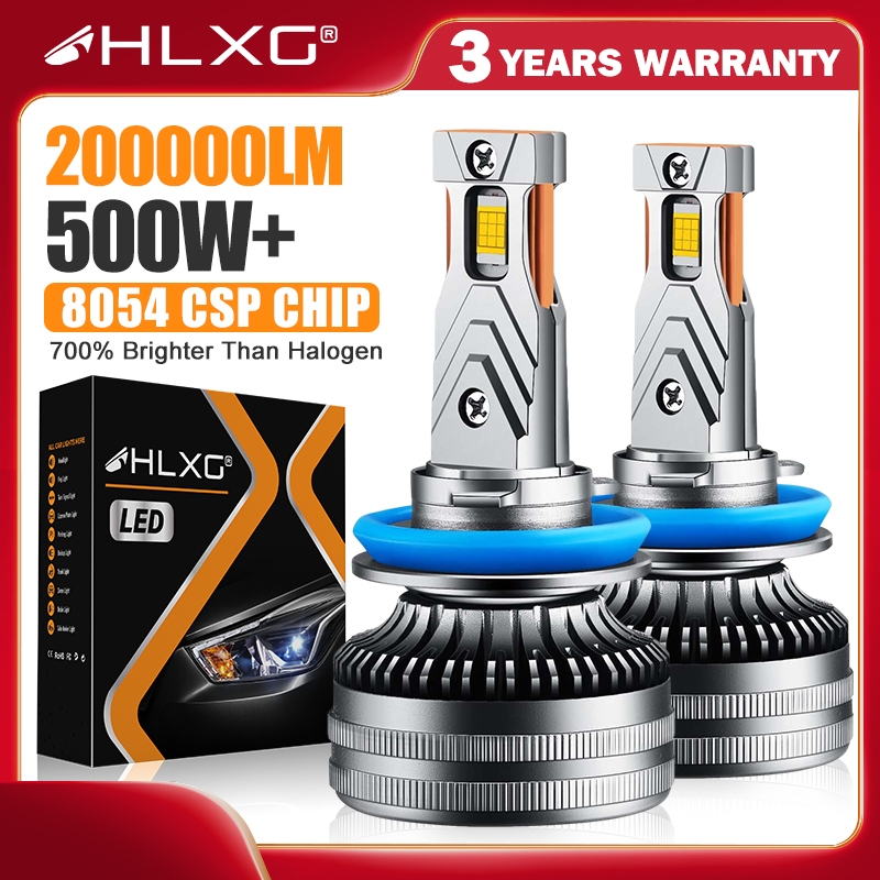 2pc H4 H7 H11 Faróis LED Canbus H11HB3 HB4 H8 H1 H3 9005 9006 9012 HIR2 H9 18PCS 8054 Decodificador De Ventilador Turbo CSP